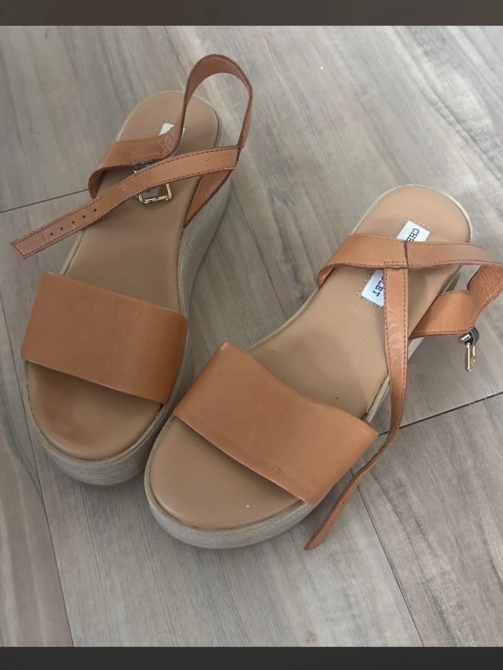 Women’s Tan Platform Sandal - Comfortable Everyday Style